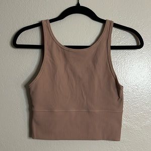 NWOT Lululemon Ribbed Power Pivot Ribbed Tank Top (Pink Clay)